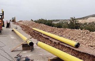 Doğalgaz için ilk kazma vuruldu