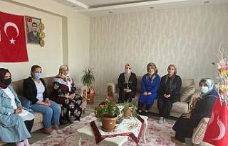 Dürdane Beyoğlu’ndan şehidin ailesine vefa ziyareti