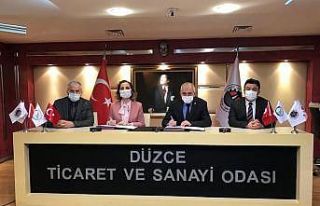 Düzce Üniversitesi ve DTSO yeni bir iş birliği...