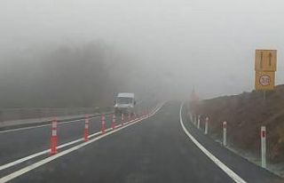 Düzce’de yoğun sis görüş mesafesini 20 metreye...
