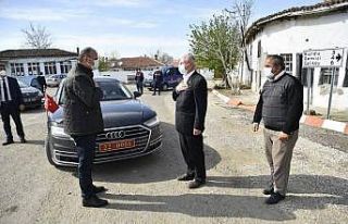 Edirne valisi bir günde 59 köyü ziyaret etti