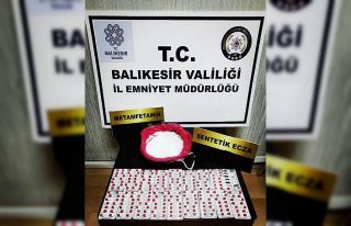 Edremit’te 945 gram metamfetamin ele geçirildi:...