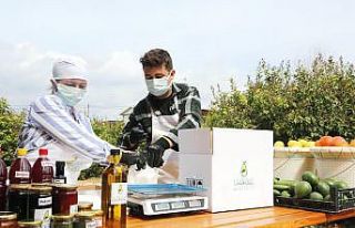 Ektikleri alın terinin meyvelerini e ticaretle topluyorlar