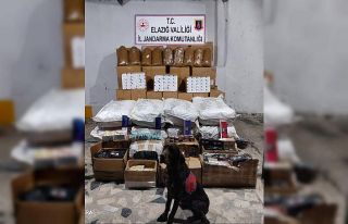 Elazığ’da 315 bin TL’lik kaçak tütün ürünleri...