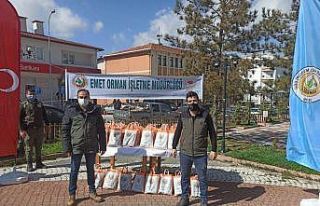 Emet Orman İşletme Müdürlüğü 10 bin fidan dağıttı