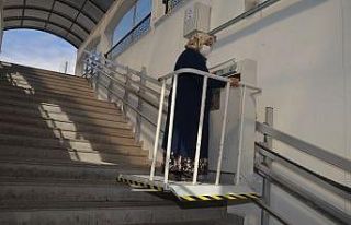 Engelli ve yaşlıların kullandığı asansör onarıldı