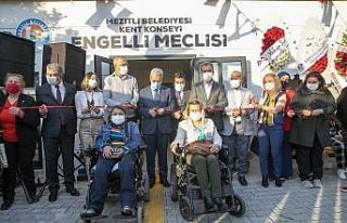 Engelliler, Mezitli’de yeni bir yaşam alanına...