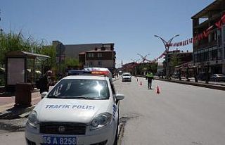 Erciş’te drone ile tam kapanma denetimi