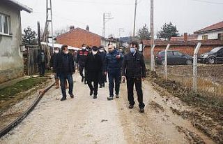 Erikli köyü sular altında kaldı