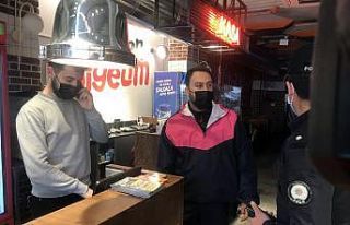 Esenyurt’ta kısıtlamada korona virüs denetimi