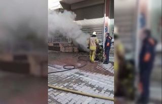 Esenyurt’ta kömürlük yangını