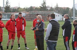Eskişehirspor Balıkesirspor maçı hazırlıklarına...