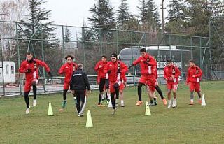 Eskişehirspor GZT Giresunspor maçı hazırlıklarına...