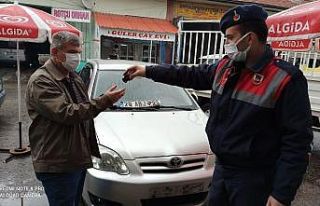 Evini taşırken çaldırdığı arabasını jandarma...