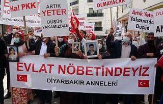 Evlatları dağa kaçırılan Vanlı annelere Diyarbakır...