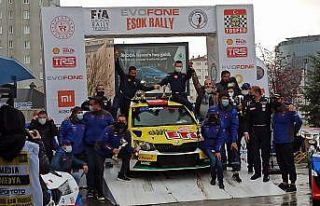 Evofone ESOK Rallisi’inde kupalar sahiplerini buldu