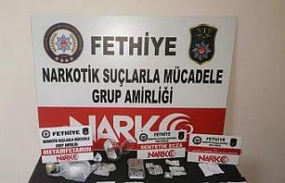 Fethiye’de yapılan uyuşturucu operasyonunda bir...