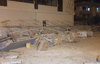 Fırtına yıktı geçti