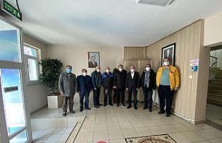 Gazeteciler Emniyet Müdürünü ziyaret etti
