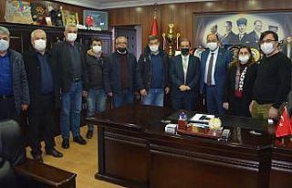 Gazetecilere destek mesajı verildi