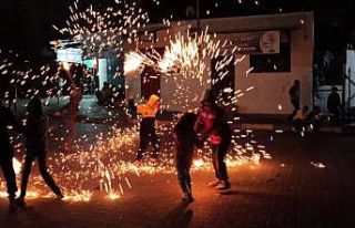 Gazzeli çocukların Ramazan sevinci renkli görüntüler...