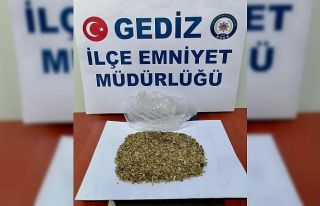 Gediz polisinin uyuşturucu ile mücadelesi kararlılıkla...