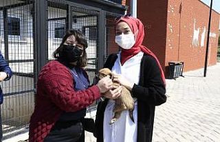 Gençlerden sevimli dostlara anlamlı ziyaret