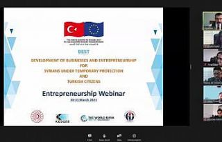 Girişimcilik online konferansının ilk oturumu gerçekleşti