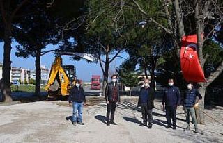 Gömeç Belediyesi bünyesindeki Park Kafe sezona...