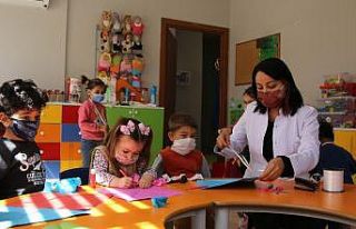 Gündoğmuş Kreş ve Gündüz Bakım Evi’nde eğitim...