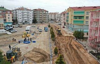 Güzelyurt Mahallesinde dev altyapı ve üstyapı...