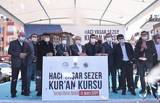 Hacı Yaşar Sezer Kur’an Kursu temeli atıldı