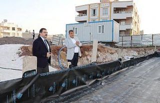 Haliliye’deki spor kompleksinde hummalı çalışma