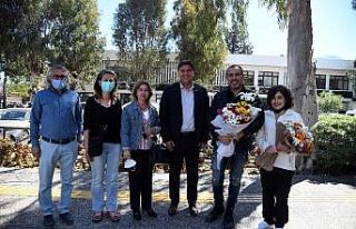 Haluk Levent ve Melek Mosso Karaca’yı ziyaret etti