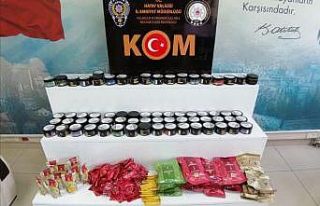 Hatay’da 40 kilogram kaçak nargile tütünü ele...