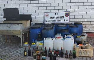 Hatay’da kaçak alkol üreten 4 kişi gözaltına...