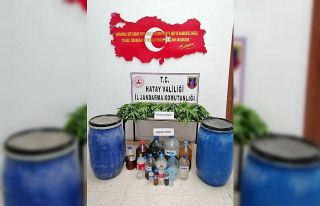 Hatay’da uyuşturucu ve kaçak içki operasyonu