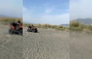 Hatay’daki ATV kazası kamerada