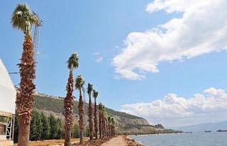 Hereke Sahil Parkı’nda çalışmalar sürüyor