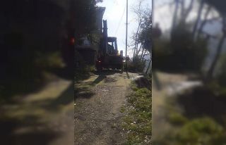 Heyelana istinat duvarı önlemi