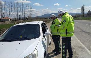 Hisarcık’ta emniyet kemeri uygulaması