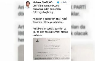 İBB’de Cuma namazına gidenlere ‘Fişleme’...