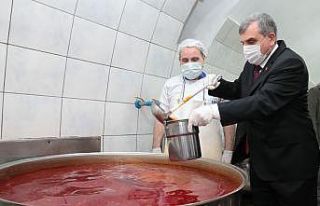 İftar öncesi aşevine ziyaret
