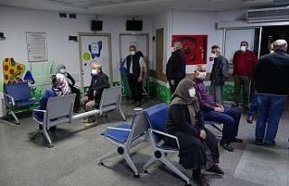 İftar sonrası aşı yoğunluğu
