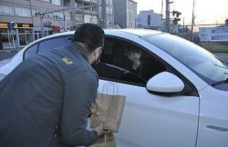 İftara yetişemeyen vatandaşlara kumanya