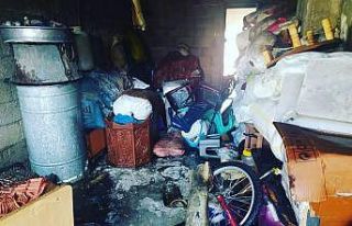 İkamet yangını korkuttu