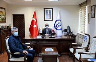 İl Müdürü Şahin’den Rektör Uzun’a veda ziyareti