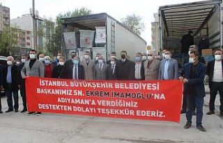 İmamoğlu’ndan Adıyaman’daki belediyelere destek