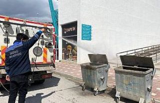 İnönü’de hijyen ve dezenfekte çalışmaları...