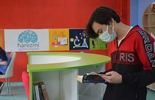 Isparta’da lise öğrencilerine modern kütüphane